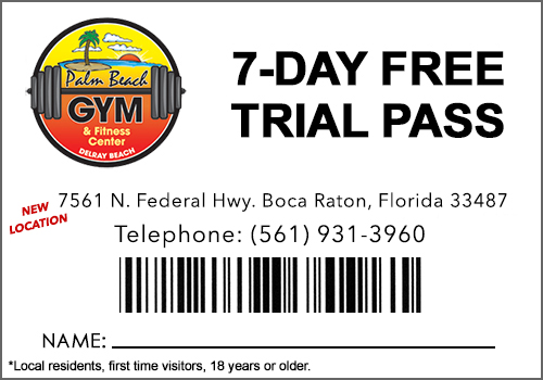 7 Day Free Pass to Palm Beach Gym